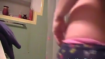 Pregnant Brunette'S Hilarious And Busty Webcam Show