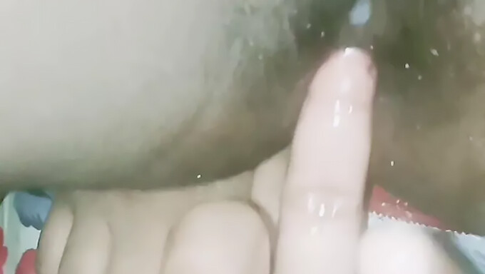 Young Indian girl explores anal fingering for pleasure