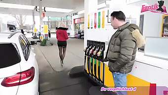 Amateur German Teen With Small Tits Gets Picked Up At A Gas Station For Public Sex