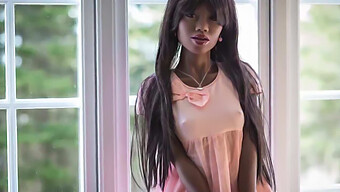 African-American Sex Doll Indulges In Anal Creampie And Oral Pleasure Fantasies