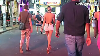 A Sex Tourist In Thailand Encounters A Young Thai Prostitute In The Red Light District