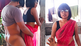 Delhi Beauty In Red Saree Indulges In Homemade Oral And Hardcore Sex