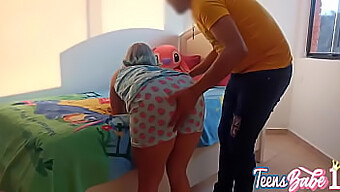 Stepdaughter'S Big Tits Caught By Horny Stepfather Leads To Intense Sex