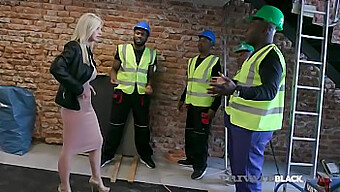 Nathaly Cherie Gets Gangbanged By Four Well-Endowed Black Men