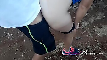 Outdoor Anal Play With Butt Plug