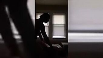 Homemade video of a woman riding a man with a large penis