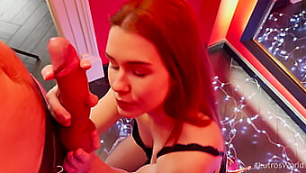 Ung Instagram-modell Kaira Love gir en fristende blowjob i 4K POV