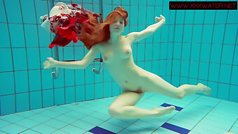 Naked Polish Teen With Red Hair In Water