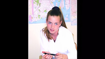 Young British Teen Jenny In Uniform, 2001