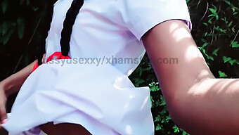 Desi Teen Fingering Herself Outdoors In Sri Lanka