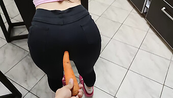 Young Wife Craving Big Cock And I Fulfill Her Desire With A Carrot