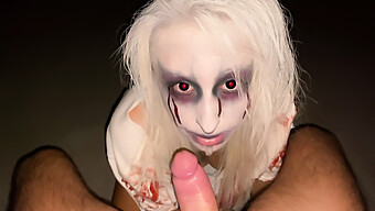 German Wife Craves Sperm In A Kinky Halloween Encounter