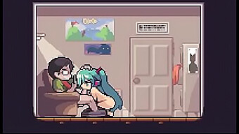 Pixel Art Of Hatsun Miku Sings And Gets Naughty