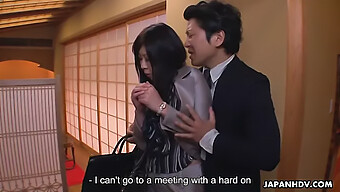 Japanese Secretary Seduces Her Boss At The Restaurant