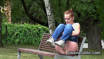 Enjoy The Thrill Of Watching Hot Babes Peeing In Public Parks In The City Center