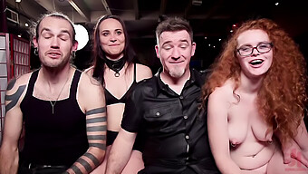 Bdsm Swingers Párty, Ktorá Sa Koná V Hornom Poschodí S Karlee Grey A Ramonom Nomarom