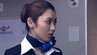 Ayu Sakurai, A Seductive Air Hostess, In Action